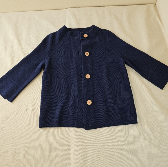 McLaughlin Cardigan, 3/4 sleeve, Small, NWOT, wood detailed buttons - Picture 2 of 5